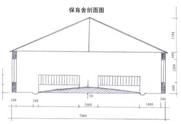 100头母猪养猪场设计图(2)