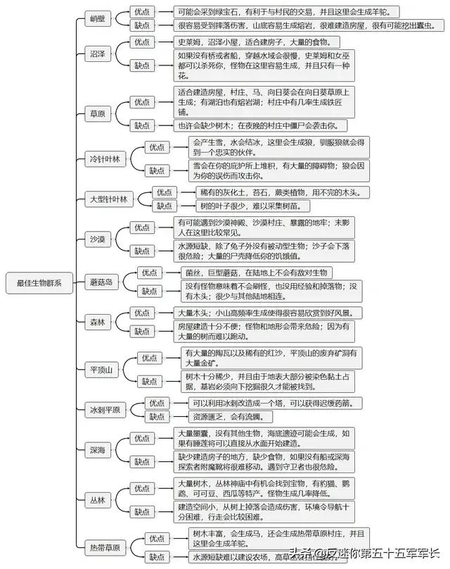 我的世界的生物群系