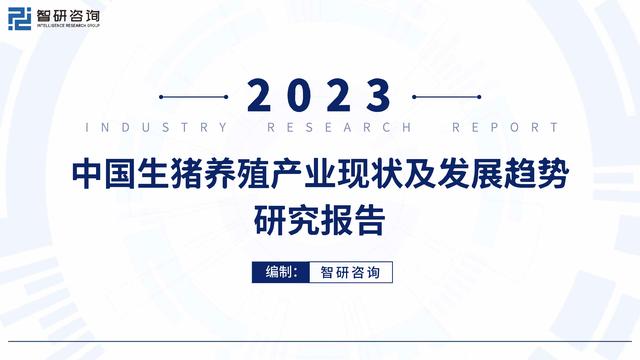 2023年中国生猪养殖产业现状及发展趋势研究报告-55页附下载