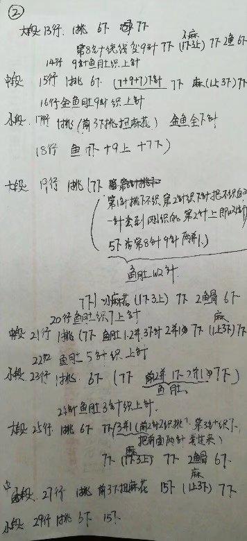 儿童金鱼开衫毛衣文字教程