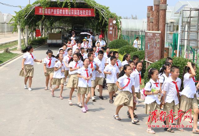 临渭区北塘实验小学行走语文研学旅行夏令营开营啦