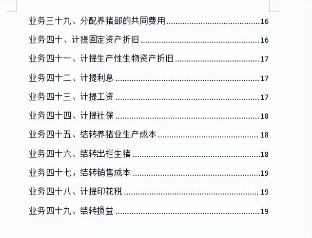 养殖业会计核算不会？这49笔养殖业会计账务处理拿去，通俗易懂