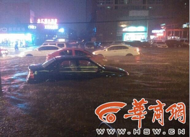 车牌充气娃娃和锦鲤 大雨后西安曾经从“海”底捞出过啥？