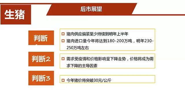 第三届智慧养殖高峰论坛丨张利宇：畜牧业生产形势分析及后市展望