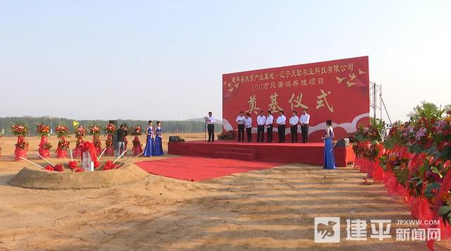 建平县扶贫产业百万只蛋鸡建设项目开工