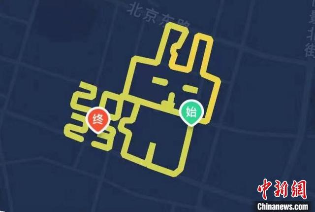 宁夏市民“跑兔”迎春：新年要有仪式感