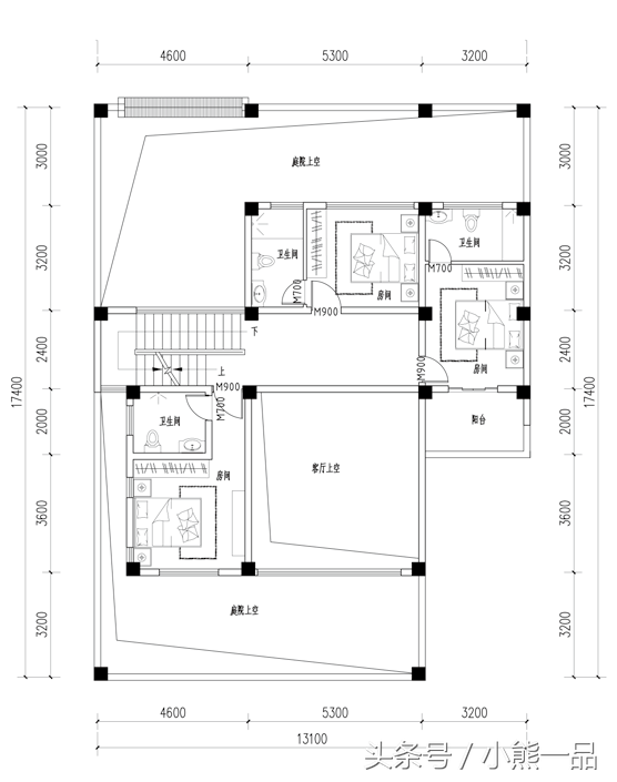 农村独门独院「广府风格」建筑设计（平面、立面、剖面都齐了）