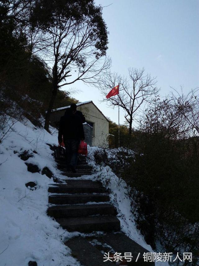 「铜陵视角」踏雪寻春 徒步“云崖寺”