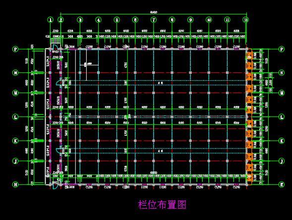 猪舍圈舍，排列图纸，及设备图解