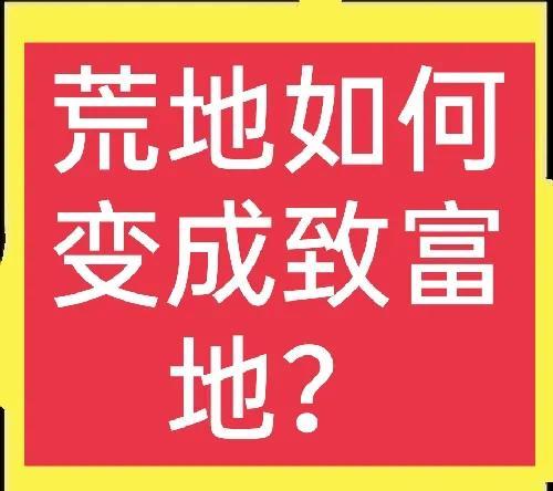 如何利用农村荒地赚钱？这几个方法值得一试，请收藏