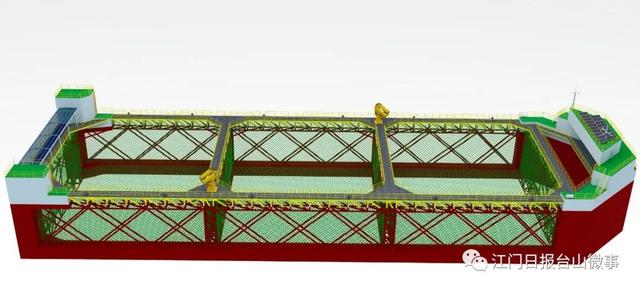 江门海洋牧场最新进展！首个半潜桁架式养殖平台开工