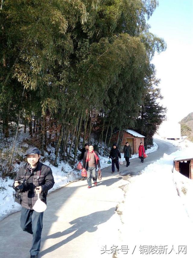 「铜陵视角」踏雪寻春 徒步“云崖寺”