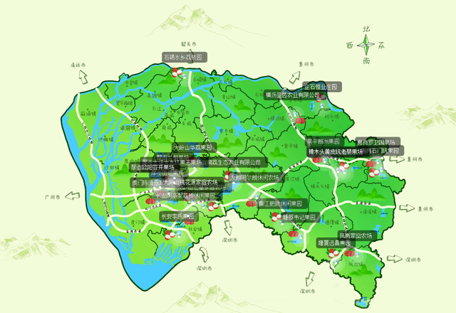 带上这份手绘地图，来一场说走就走的美“荔”之旅！