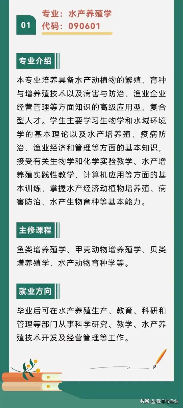 高考志愿填报开始了，哪些大学水产类专业好？