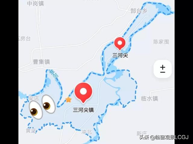 河南地图上有只“大松鼠”，三河并流现奇景，尾巴翘进安徽省