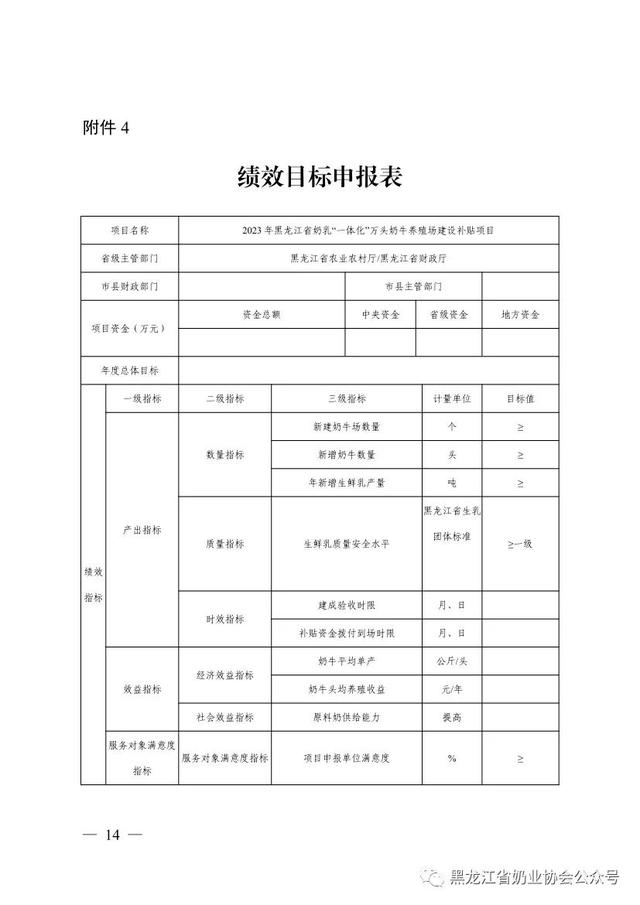 2023黑龙江奶乳“一体化”万头奶牛养殖场建设补贴项目实施方案发布