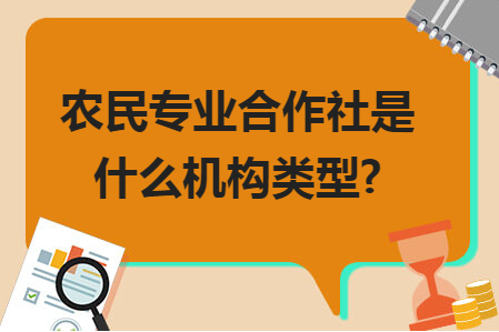 农民专业合作社是什么机构类型？