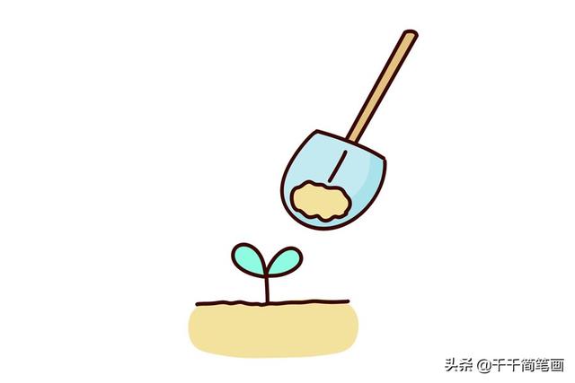 【育儿简笔画】春暖花开～和孩子一起植树去吧！