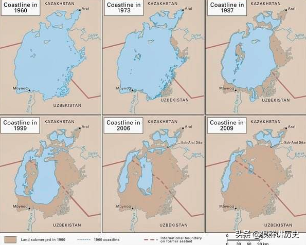 前苏联的棉花计划，却让6.6万平方公里的咸海，即将在2020年消失