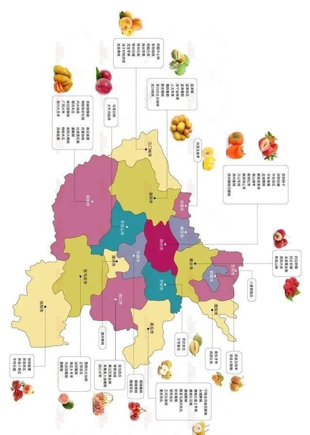 【水果百科】河南水果地图