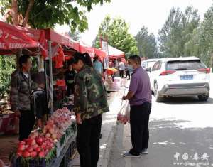 桃子种植基地 怎么销售(【喜迎二十大 乡村振兴展新颜】秦安：电商助力蜜桃销售 丰收季桃农笑逐颜开)