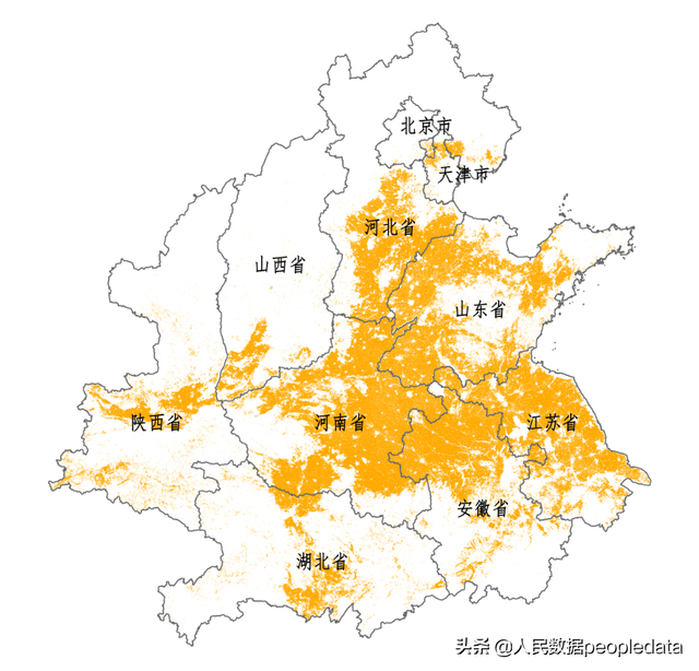 卫星遥感丨华北平原冬小麦长势监测分析