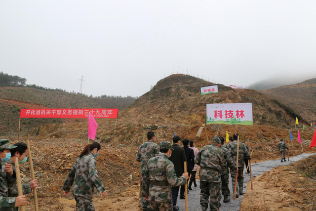 “花开百村、果香万家”钱江源头植万树