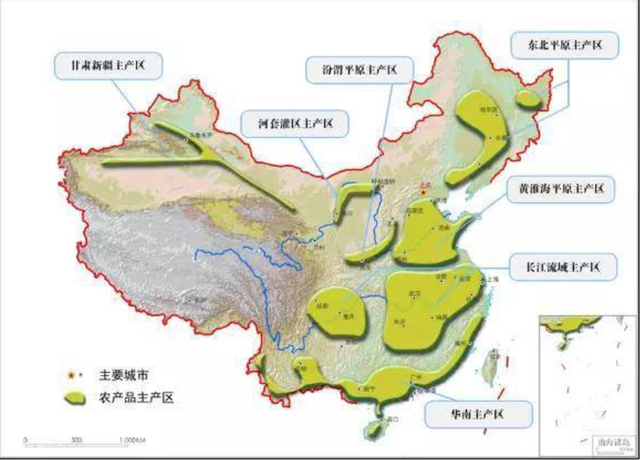 我国主要种植区（平原、盆地）有哪些？