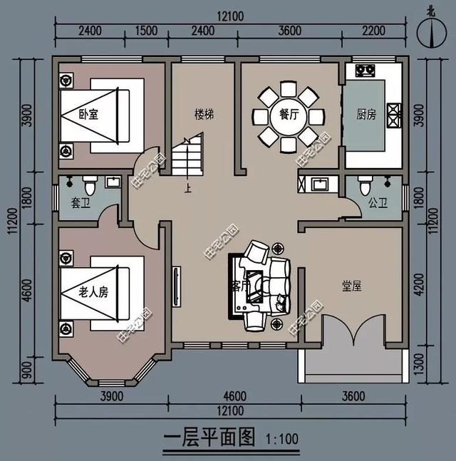 农村老百姓盖房子，这16套户型我是一定要推荐的，20多万就能盖