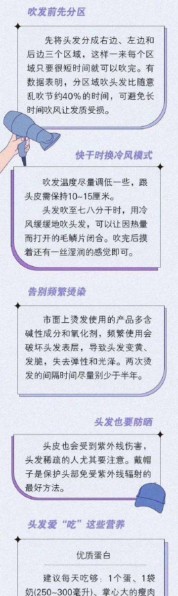 一份价值过万的头发打理攻略