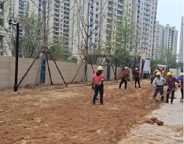 一文说清住宅景观绿化地形施工工艺