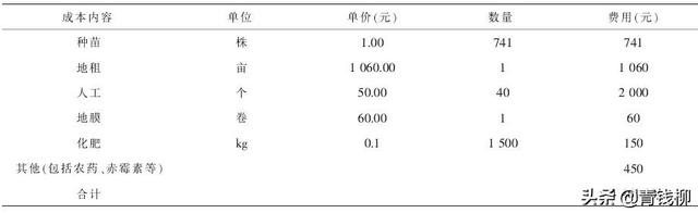 基金项目：草莓脱毒种苗规模化繁育的成本核算及经济效益分析