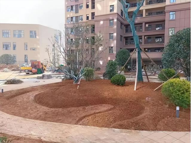 一文说清住宅景观绿化地形施工工艺