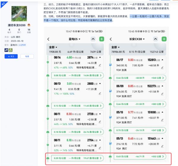 为啥选择蓝电E5，从燃油车到插混SUV：车主的满意才是选择的理由