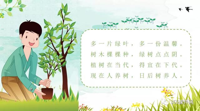 幼儿园植树节方案和课件都在这里，含大中小班