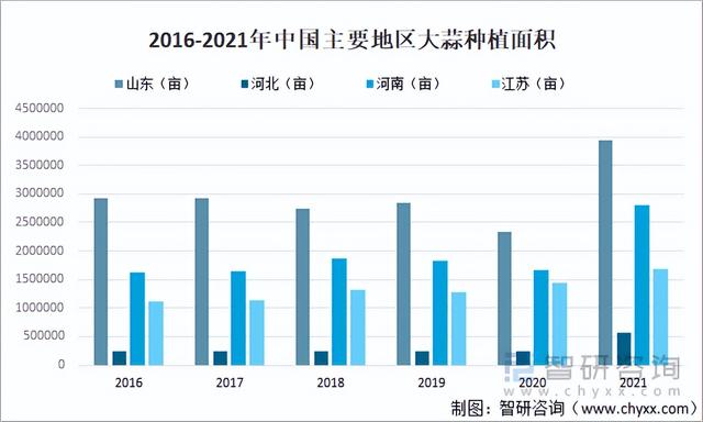 2021年中国大蒜种植面积、产量、进出口及交易量分析「图」