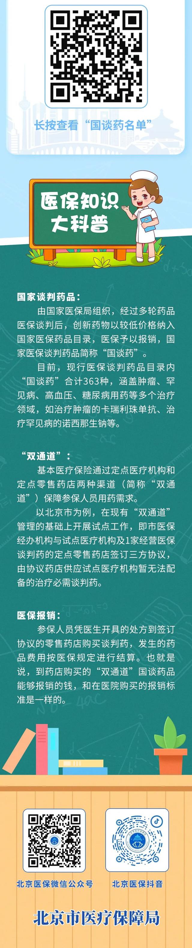 北京：17家医院开具国谈药处方可在结对医保药店取药报销