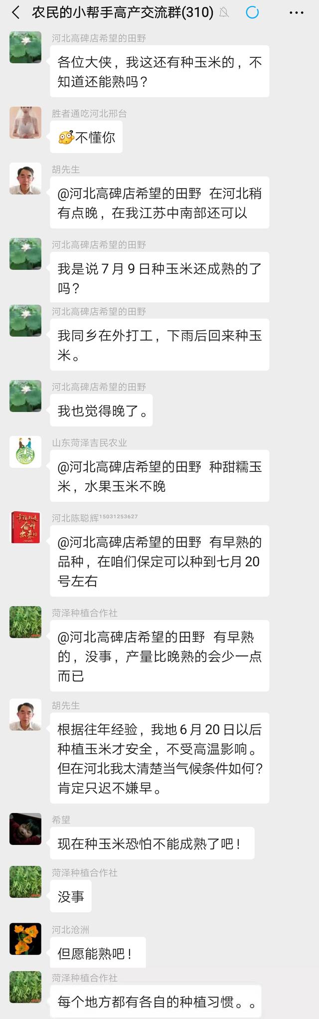 7月上中旬种植玉米晚不晚？能不能成熟？会不会减产？