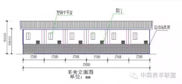 现代化羊舍、羊床设计图