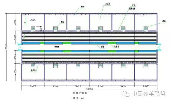 现代化羊舍、羊床设计图