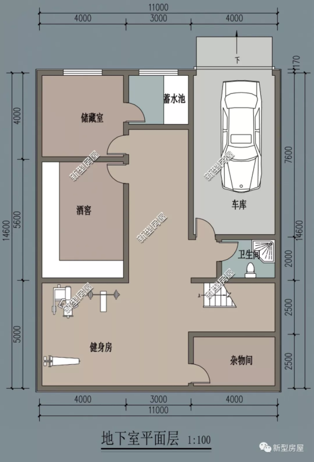 农村建房还是要有个小院，能养鸡鸭能种菜，5套户型设计图送给你