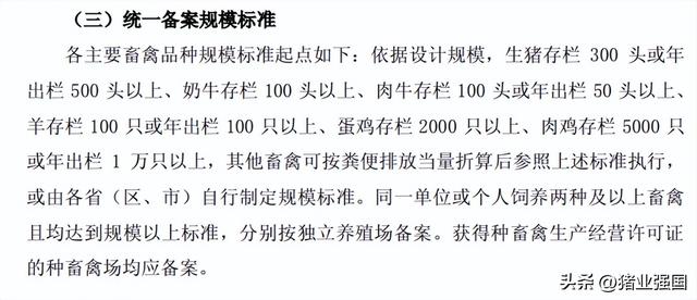 速看！官方征求意见：生猪年出栏500头，蛋鸡存栏2000只，肉鸡年出栏10000只以上均需备案！