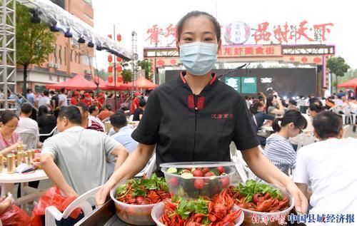 安徽霍邱县：稻虾种养敲开乡村致富门