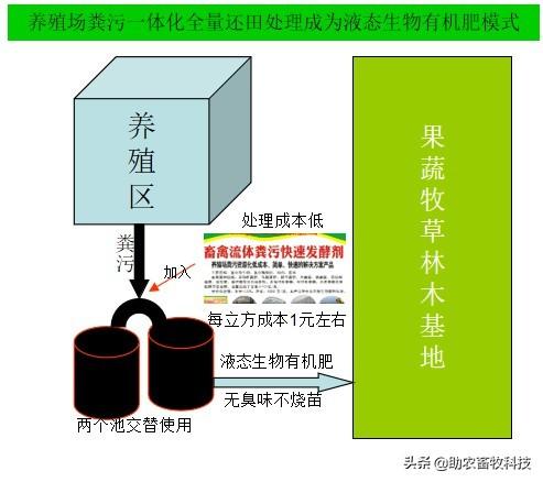 短时间处理掉养殖场大量废水（粪水）技术，不需设施投入