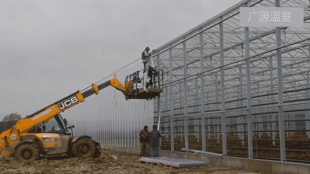 温室大棚建造的步骤分段，温室材料的安装节点预览