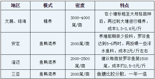 最高亩产可达7000斤，海南罗非精养模式备受推崇