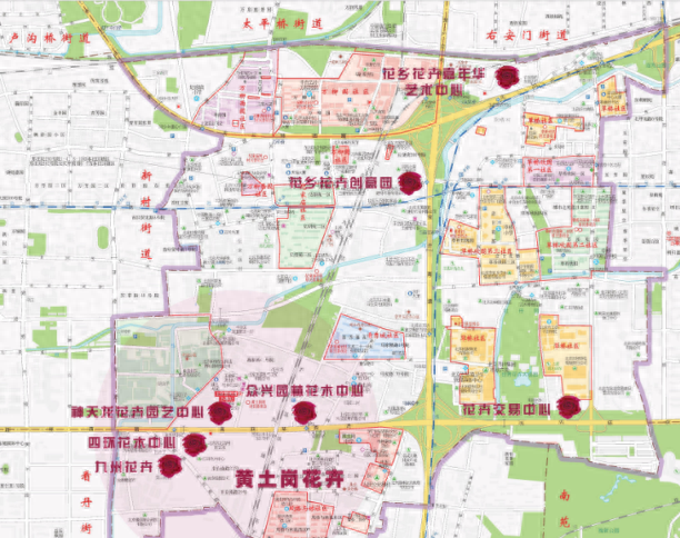 买年宵花先看这张地图！北京丰台七大花卉市场准备好了