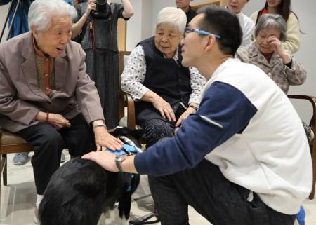 【视频】医疗服务犬实训基地落户欧葆庭，可降低老人失智程度