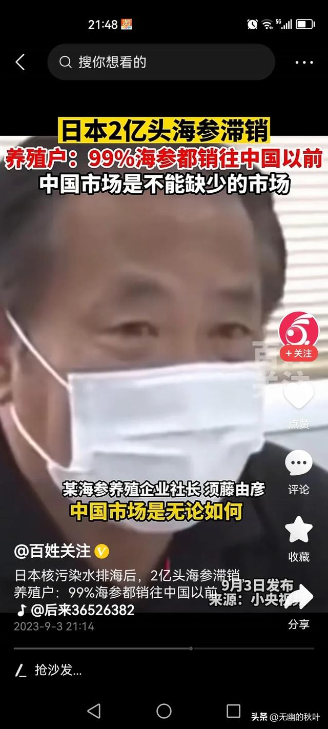 人工养殖的海参…不吃也罢！