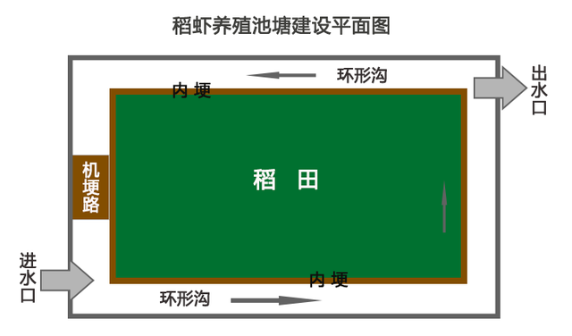 高产稻虾塘如何正确选址与开挖「多图」